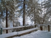 Deck with Snow