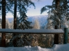 Railing with Snow